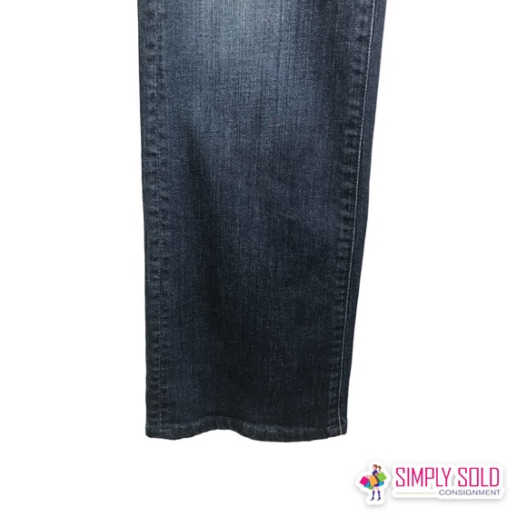 7 For All Mankind Women's Bootcut Jeans Mid-Rise Denim Pants Dark Wash Cotton 28 - Picture 5 of 10